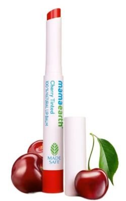 e27f77429f8dc7cf4799f8e3ae4449a0.jpg Mamaearth Nourishing mach Cherry Tinted Natural Lip Balm 12 Hour Moisturizing with Coconut Oil & Cherry 2g