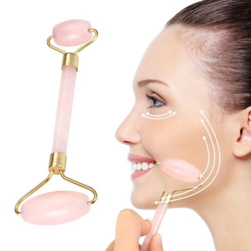 Guasha Facial Jade ngfJ NATURAL REAL STONE Roller Face and body Thin Massage Tool