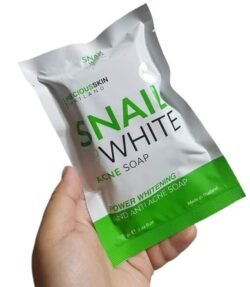 e3a7f7af9a9cdcc140d5fc0a16c796de.jpg Made in THAILAND Snail Body WHITE psas Acne SOAP 70g with WHITENING by Precious Skin