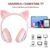 LED Lights Glowing Wow Cool 5.0 Cat Ear Headset (cep) Headphones Wireless ST-23M