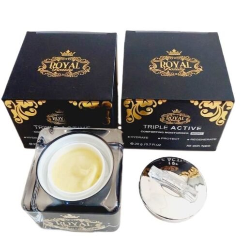 e593a60661c38753cc8d564a6f622519.jpg 100% Originals (rbta) ROYAL BEAUTY WHITENING Triple Active Comforting Moisturizer Night CREAM 20g Hydrate Protect & Regenerate Face CREAM Beauty CREAM