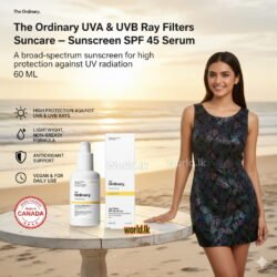 e59de75cc788dd9588df2bc049943d21.jpg 60 ML The Ordinary UVA & UVB Ray Filters Sun care – Sunscreen SPF 45 Serum (Code Osus) Made in CANADA a broad-spectrum for high protection against UV
