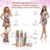 USB Rechargeable ALL In 1 Eyebrow Trimmer, Facial Hair Remover Painless Bikini, Under Arm Trimmer U2EE