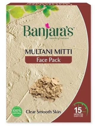 e827434cd7547360703393f28147880a.jpg Banjaras b00 Multani Mitti Face Pack Powder 100g