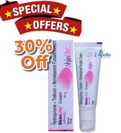 Rx SKINLITE (SKIN LITE ) Hydroquinone + Tretinoin + Mometasone Furoate CREAM 25g (slht)