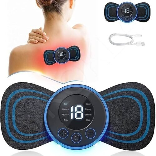 e9ad3271080a476866d38dd827c06c8c-1.jpg Mini Massager, Mini Massager with Rechargeable mmb Butterfly Mini Massager Ems Massager Neck Massager for Cervical Pain Mini Massager for Adults Shoulder, Full Body