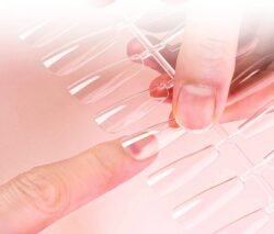 Opoola ni02 Nail Soft Gel Nail Tips Box 100pcs Square Shape Medium Length Full Cover 12 sizes