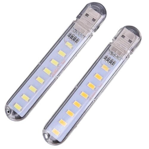HIGH  Bright 8 LED Energy saving Light vb8e USB Lamp For Any USB, Power Bank, Other 5V USB Source, Computer And PC Notebook Laptop Reading
