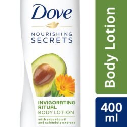 ec2a05d1b1ce07359a4a522e68ee2ba7.jpg Nourishing Secrets DOVE Invigorating dacl Ritual Body Lotion 400 ML Avocado Oil and Calendula Extract
