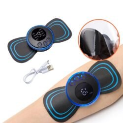 ec2be47381fa711099f701aa779c2c42.jpg Mini Massager, Mini Massager with Rechargeable mmb Butterfly Mini Massager Ems Massager Neck Massager for Cervical Pain Mini Massager for Adults Shoulder, Full Body