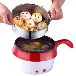 Multi-Function Electrothermal Pot 18cm / [mfep] Multi-Function Electrothermal Steamer Pan / Electric Cooker Hot Pot / Multifunction Heating Steamer Frying Pan