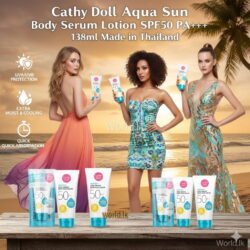 ed7f1212f3d0921b0aaa9ea70bea311c.jpg Cathy Doll Aqua Sun Body Sun Serum Lotion SPF50 PA+++ 138ml Made in Thailand CDAS