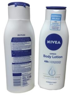 Original NIVEA Express Pflege Body Lotion with Tiefenpflege Serum 400 ML Made In GERMANY