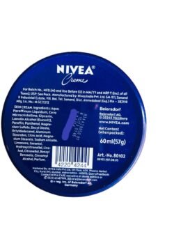 ee6c0b3df46cab0861d3522a7be54d67.jpg NIVEA Creme, niti Universal All Purpose Moisturizing CREAM, Tin 60ml (57g)