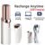 USB Rechargeable Facial Trimmer 18k Gold Plated Frt Finishing Touch Flawlbss or Flawless Hair Remover Machine