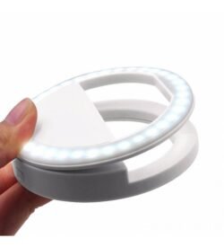 f3c6e9d7577b82899ee958e055338643.jpg Rechargeable LED Selfie Circular Ring Light Lamp Clip-On Flash Camera Phone Best For Phones and Laptops