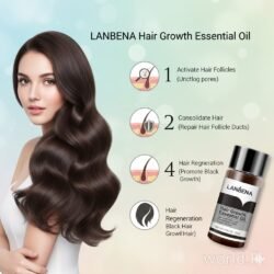 LANBENA Hair Growth Essential 20ml Oil Fast Powerful LANB Hair Care Liquid Treatment Preventing Hair Loss Products Unisex