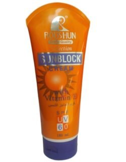 SPF 60 Roushun Sunblock Moisturizing RSC60 Sunscreen Sun Lotion or Sun Cream with Vitamin E 180 ML
