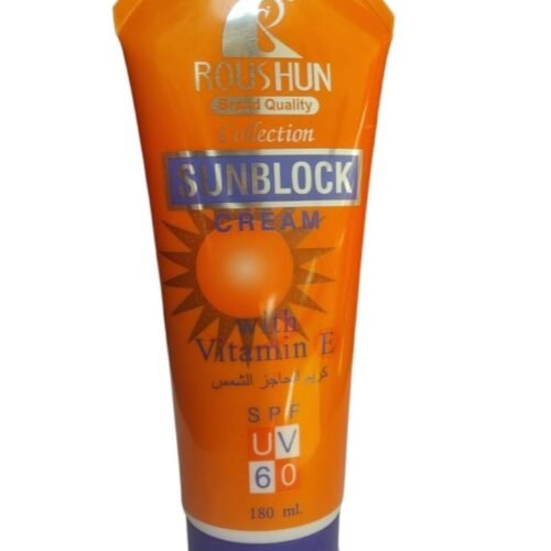 f41c2c1437cd90bffaf3e6aaf25954bd.jpg SPF 60 Roushun Sunblock Moisturizing RSC60 Sunscreen Sun Lotion or Sun Cream with Vitamin E 180 ML