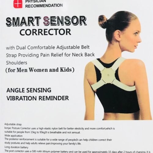 Physician Recommended (ssc) Smart Sensor Corrector | Angle Sensing Vibration | Electronic Back Relief Correction