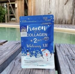 FROZEN COLLAGEN 2 in 1 - 60 WHITENING Capsules fcc Herbal Peptide & GLUTATHIONE Medicine