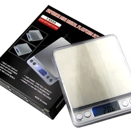 0.01g to 500g Superior Weight Scale I-2000 Superior Mini Digital Flatform Scale smds LCD Display
