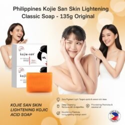 Philippine Kojie san Soap 135g (Large ) Original  Zero Pigment Light  Skin Lightening Classic Soap, Kojiesan (ksls)