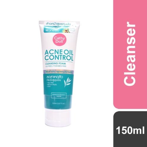 f74f49e5df7a638fd20c81eea45060cf.jpg CATHY DOLL Acne Oil Control Cleansing WHITENING Foam-150ml 1A Made in THAILAND