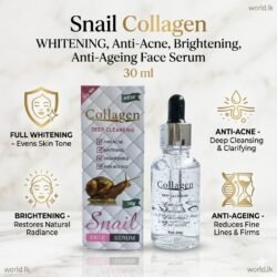 f87af5c59eb06fb5027cdae85bcffa51.jpg Snail Collagen WHITENING, Swfs Anti-Acne, Brightening, Anti-Ageing Face Serum