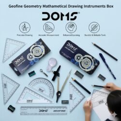 DOMS Geofine Mathematical Drawing Instruments Geometry Box dgmt