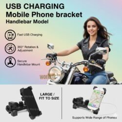 f9ad0444f07fab56258a6c01f27521d2.jpg USB CHARGING Mobile Phone Bracket Handlebar Model Cmpb Most Suitable For UBER, PICK ME User