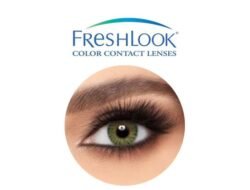 Colour GREEN - Fresh Look gecl Color Blends Contact Lens - Full Set - Color Contact Lens (Replacement Cycle: 12 Month)