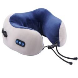 fb7d7ca588c3e124a46dbabf08723b88.jpg Pain Relief Muscle Relaxation USB RECHARGEABLE Vibration U Shaped Massage Multifunctional Usmp Pillow Foam Neck Healthcare Travel Massager for Train Trip Home Office Use