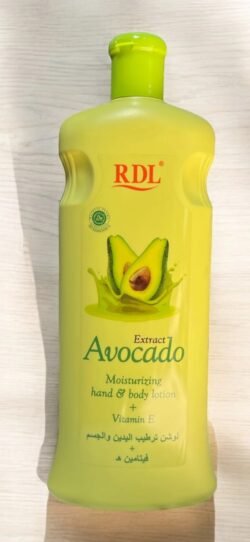 fc19c88f593a4de811dbe84361b0767e.jpg 600ML RDL raal Avocado Extract & Vitamin E Moisturizing Hand & Body Lotion