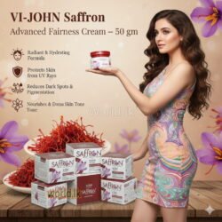 VI-JOHN Saffron Advanced Fairness Cream Rejuvenate vjsm Skin Radiant Glow and Dark Spots – 50 gm