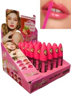 fc42b192e97dda3bc8f9e760e6391904.jpg Kiss Beauty Strawberry Magic Lip Gloss (kblg) Fasting Moisture Super Lip Gloss 8ml