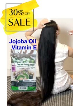 fcf7930f69bea2133d800009804e6f4b.jpg Natural Jojoba Oil HERBAL SUPER LONG HAIR Capsules slhc Treatment for Hair Growth with Vitamin E and for repair dried or damaged hair Made In THAILAND 50 Pcs