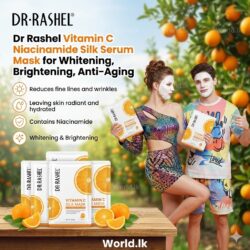 Dr Rashel Vitamin C Niacinamide Silk Serum Mask for Whit+ening, Brightening, Anti-Aging dvsm