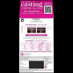 ff06cf08b8790de9eda7304cd5e1dc2a.jpg 360 Black Cherry Salon Pack L'Oreal Paris Casting Creme Gloss Hair Colour, 60g+ 60ml + 40g ( code 360BC )